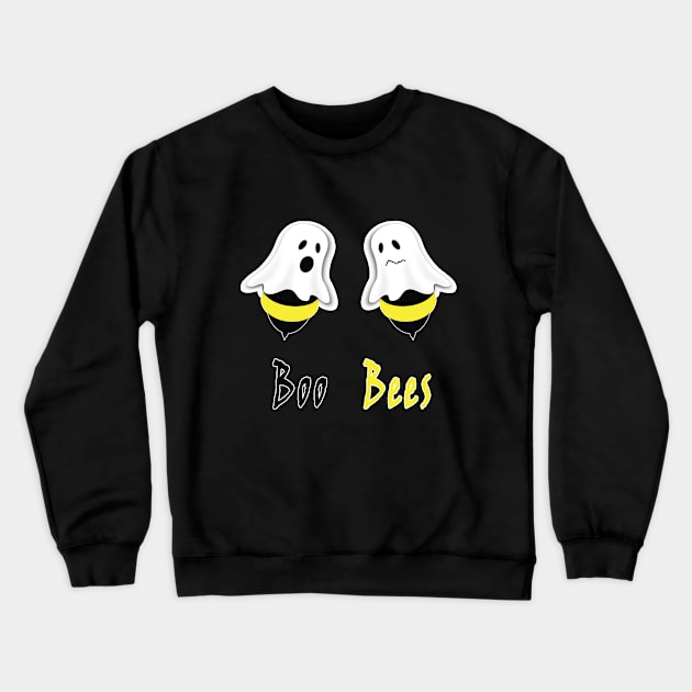 Boo Bees Funny Couple with Costume's Halloween party Crewneck Sweatshirt by salah_698